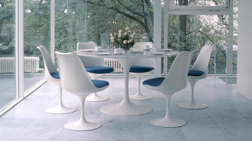 knoll tulip chairs