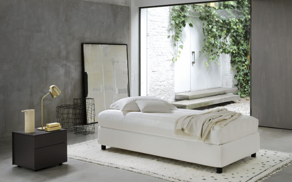 flou sommier bed