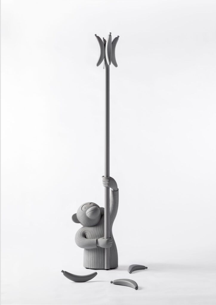 Barcelona design monkey coat stand 1